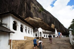 Die Höhlentempel von Dambula während der Sri Lanka Reise