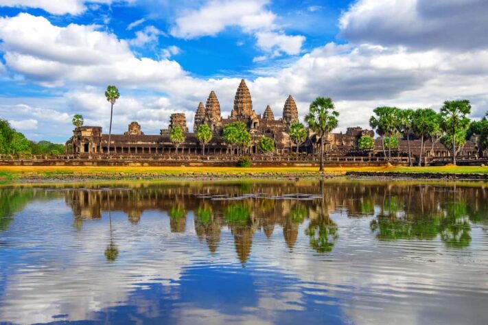Besuch der Angkor Wat Tempelanlage
