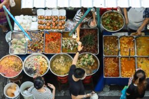 Bangkok ist bekannt für sein Streetfood